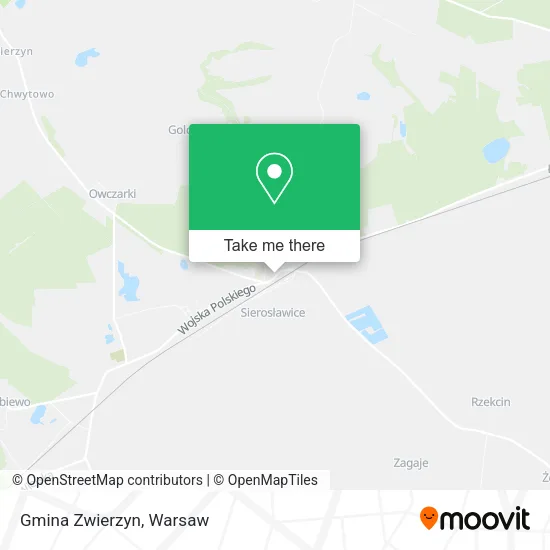 Gmina Zwierzyn map