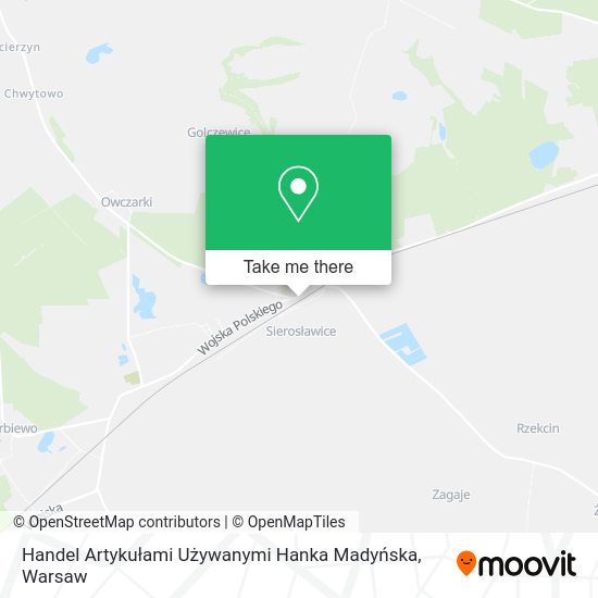 Handel Artykułami Używanymi Hanka Madyńska map