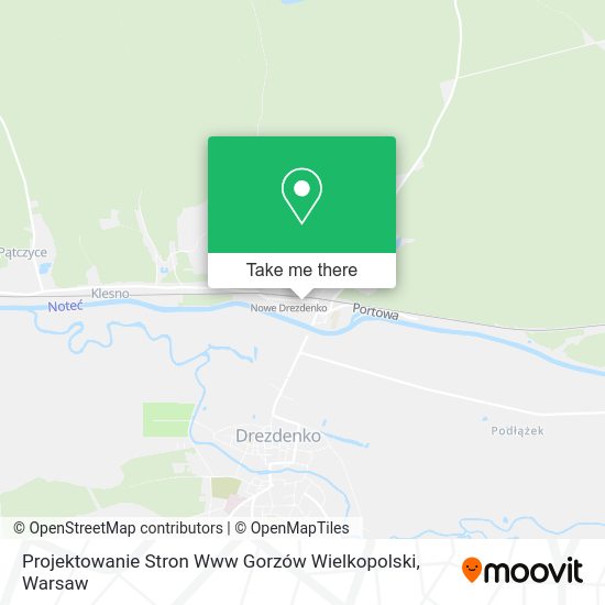 Projektowanie Stron Www Gorzów Wielkopolski map