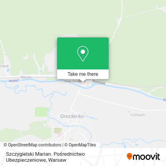 Szczygielski Marian. Pośrednictwo Ubezpieczeniowe map