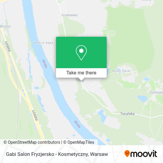 Карта Gabi Salon Fryzjersko - Kosmetyczny