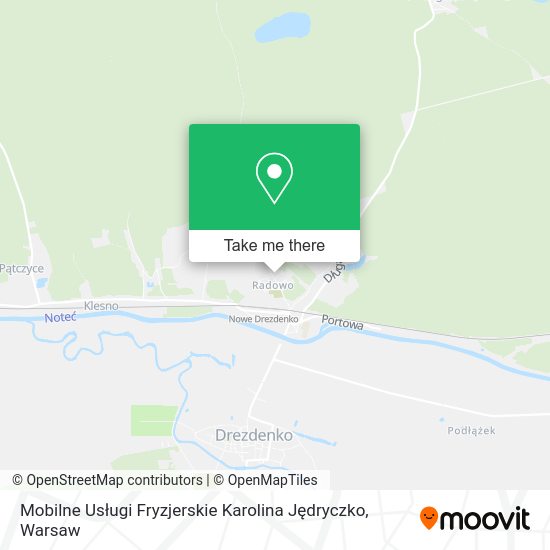 Mobilne Usługi Fryzjerskie Karolina Jędryczko map