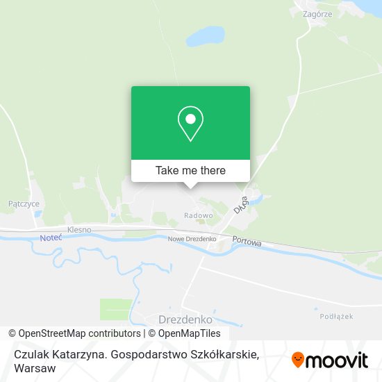 Czulak Katarzyna. Gospodarstwo Szkółkarskie map