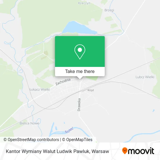 Карта Kantor Wymiany Walut Ludwik Pawluk
