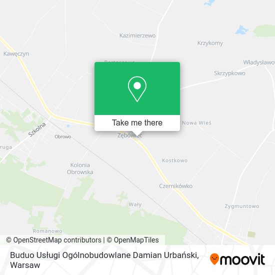 Buduo Usługi Ogólnobudowlane Damian Urbański map