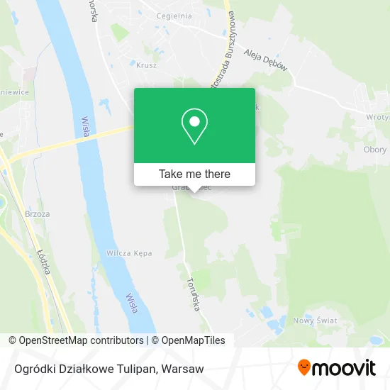 Карта Ogródki Działkowe Tulipan