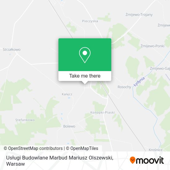 Usługi Budowlane Marbud Mariusz Olszewski map