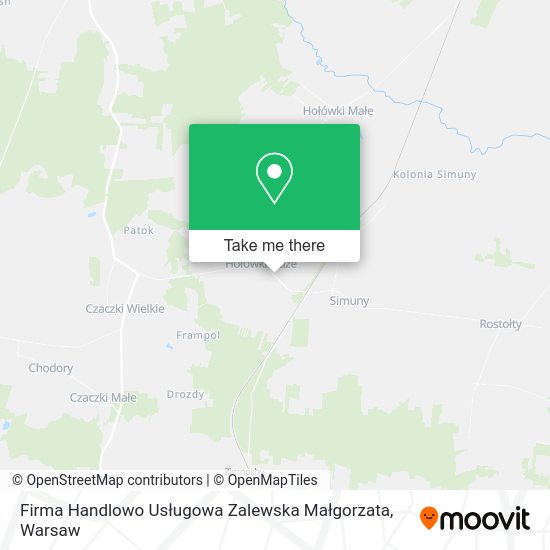 Firma Handlowo Usługowa Zalewska Małgorzata map