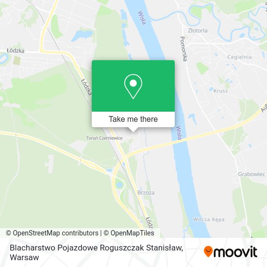 Blacharstwo Pojazdowe Roguszczak Stanisław map