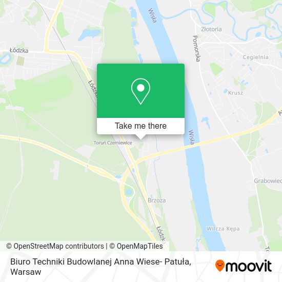 Biuro Techniki Budowlanej Anna Wiese- Patuła map