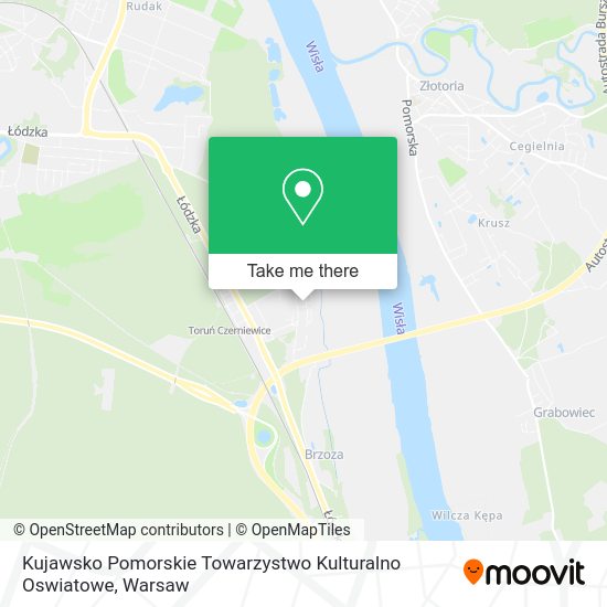 Карта Kujawsko Pomorskie Towarzystwo Kulturalno Oswiatowe