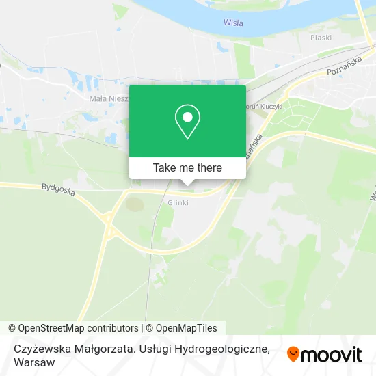 Карта Czyżewska Małgorzata. Usługi Hydrogeologiczne