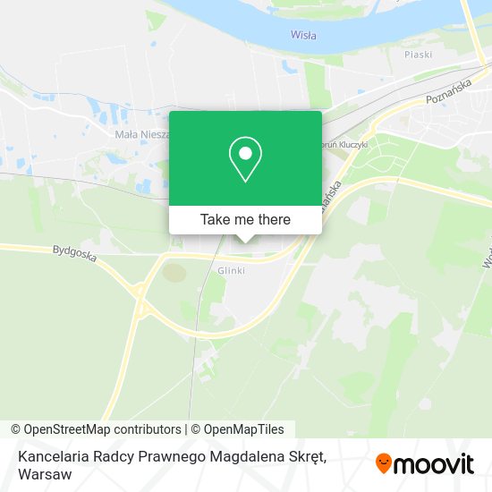 Kancelaria Radcy Prawnego Magdalena Skręt map