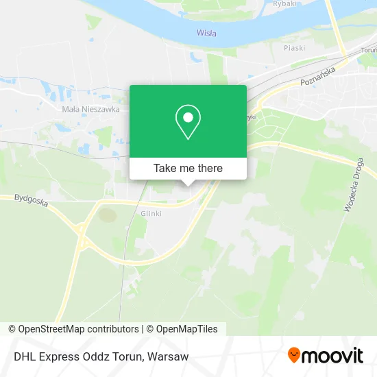 Карта DHL Express Oddz Torun