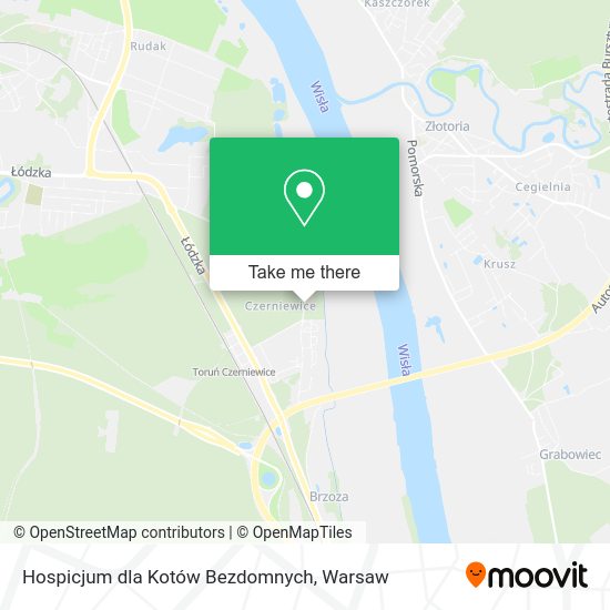 Hospicjum dla Kotów Bezdomnych map