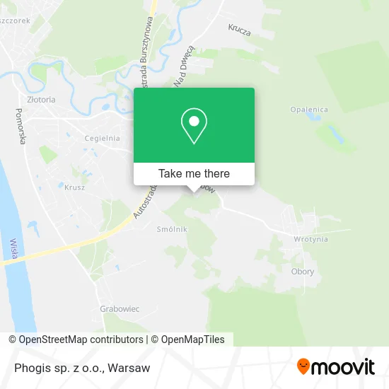 Phogis sp. z o.o. map