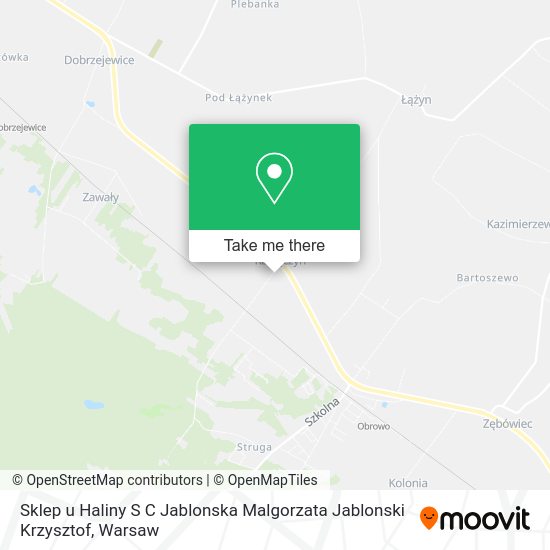 Sklep u Haliny S C Jablonska Malgorzata Jablonski Krzysztof map