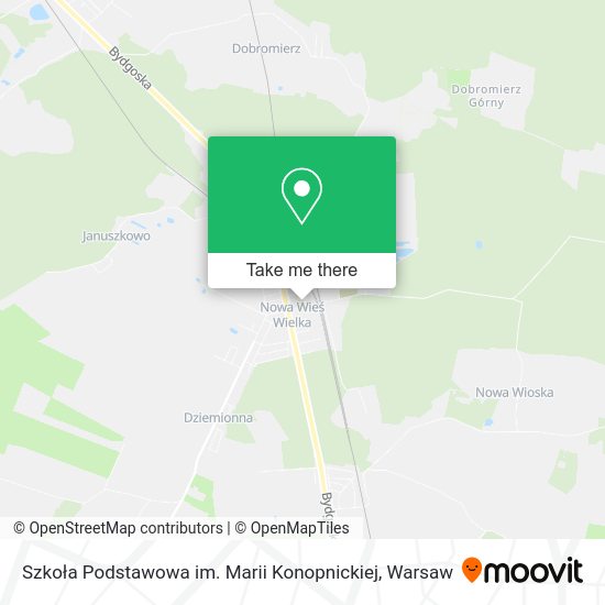 Карта Szkoła Podstawowa im. Marii Konopnickiej