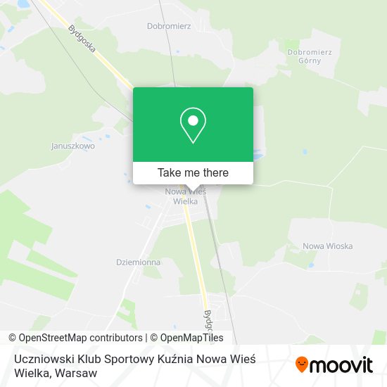 Uczniowski Klub Sportowy Kuźnia Nowa Wieś Wielka map