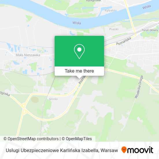 Usługi Ubezpieczeniowe Karlińska Izabella map