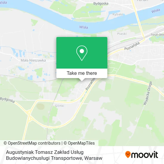 Карта Augustyniak Tomasz Zakład Usług Budowlanychusługi Transportowe