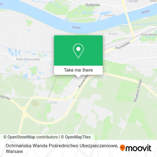 Ochmańska Wanda Pośrednictwo Ubezpieczeniowe map