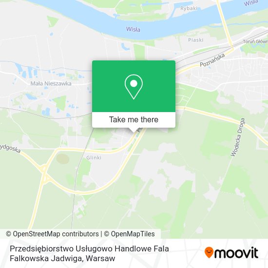 Przedsiębiorstwo Usługowo Handlowe Fala Falkowska Jadwiga map