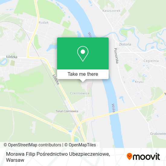 Morawa Filip Pośrednictwo Ubezpieczeniowe map