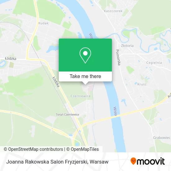 Карта Joanna Rakowska Salon Fryzjerski