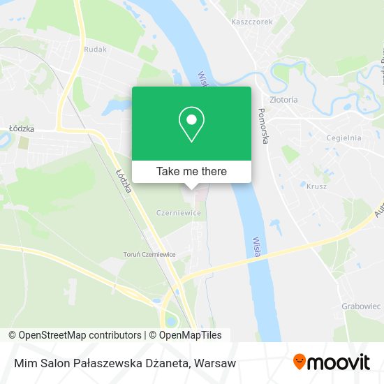 Карта Mim Salon Pałaszewska Dżaneta