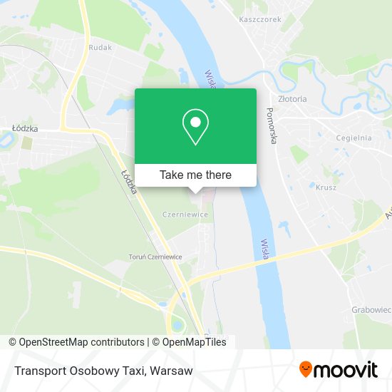 Transport Osobowy Taxi map