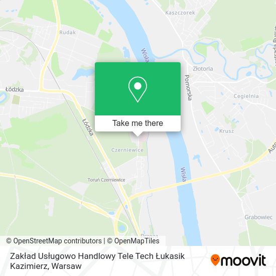 Zakład Usługowo Handlowy Tele Tech Łukasik Kazimierz map