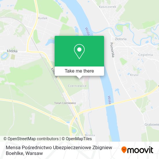 Mensa Pośrednictwo Ubezpieczeniowe Zbigniew Boehlke map