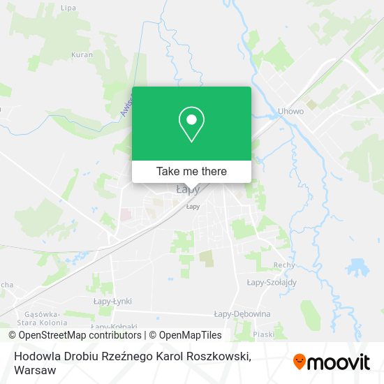 Hodowla Drobiu Rzeźnego Karol Roszkowski map