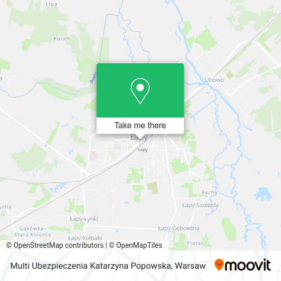 Multi Ubezpieczenia Katarzyna Popowska map