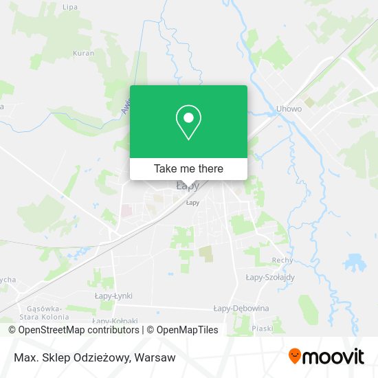 Max. Sklep Odzieżowy map