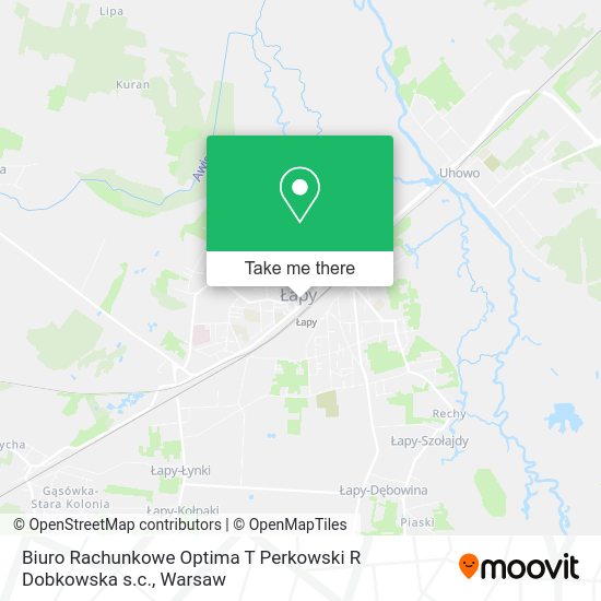 Biuro Rachunkowe Optima T Perkowski R Dobkowska s.c. map