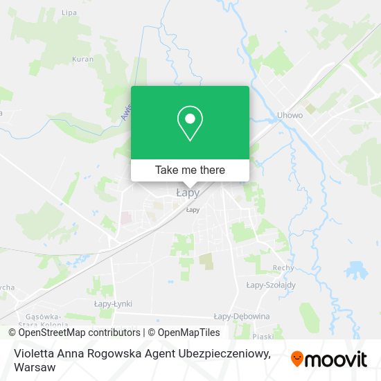 Violetta Anna Rogowska Agent Ubezpieczeniowy map