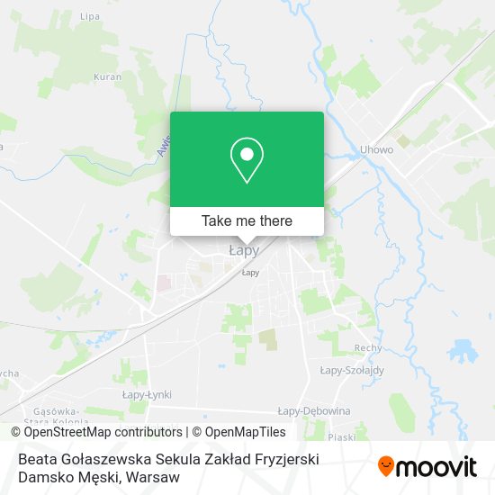 Beata Gołaszewska Sekula Zakład Fryzjerski Damsko Męski map