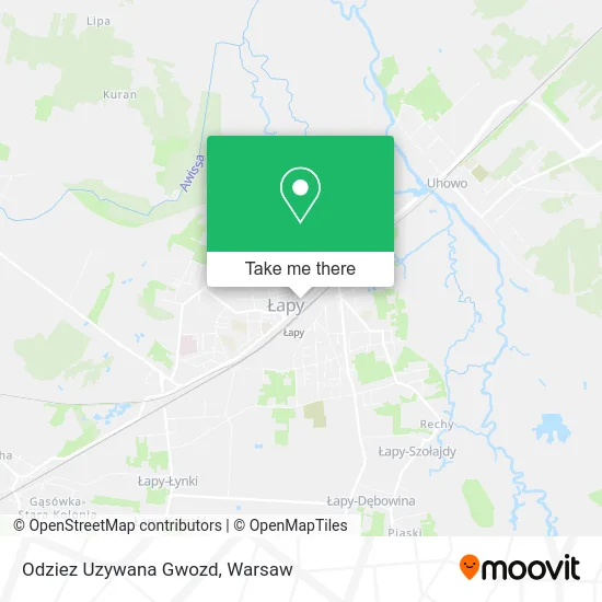 Карта Odziez Uzywana Gwozd