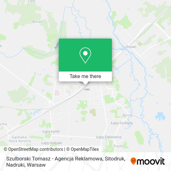 Szulborski Tomasz - Agencja Reklamowa, Sitodruk, Nadruki map