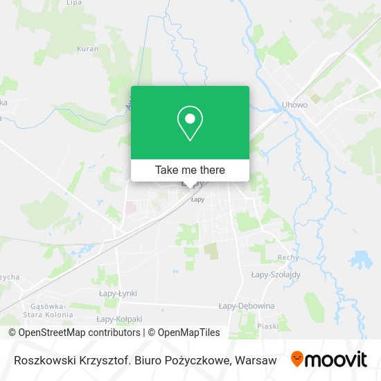 Roszkowski Krzysztof. Biuro Pożyczkowe map