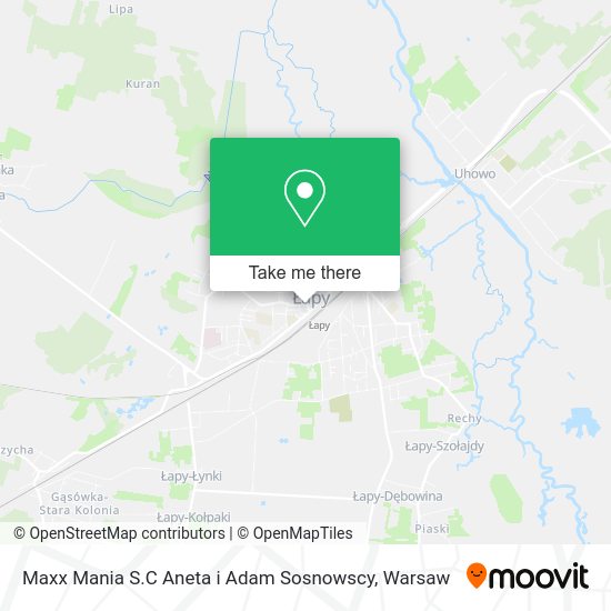 Maxx Mania S.C Aneta i Adam Sosnowscy map