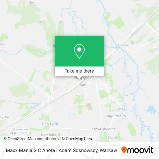 Карта Maxx Mania S.C Aneta i Adam Sosnowscy