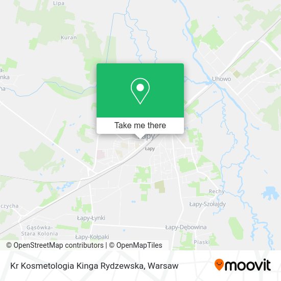 Kr Kosmetologia Kinga Rydzewska map