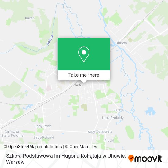 Szkoła Podstawowa Im Hugona Kołłątaja w Uhowie map