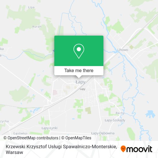 Карта Krzewski Krzysztof Usługi Spawalniczo-Monterskie