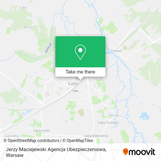 Jerzy Maciejewski Agencja Ubezpieczeniowa map