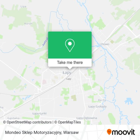 Mondeo Sklep Motoryzacyjny map