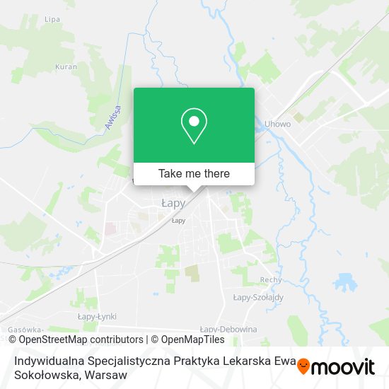 Indywidualna Specjalistyczna Praktyka Lekarska Ewa Sokołowska map